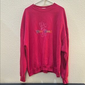 Vintage Embroidered Disney Sweatshirt XXL